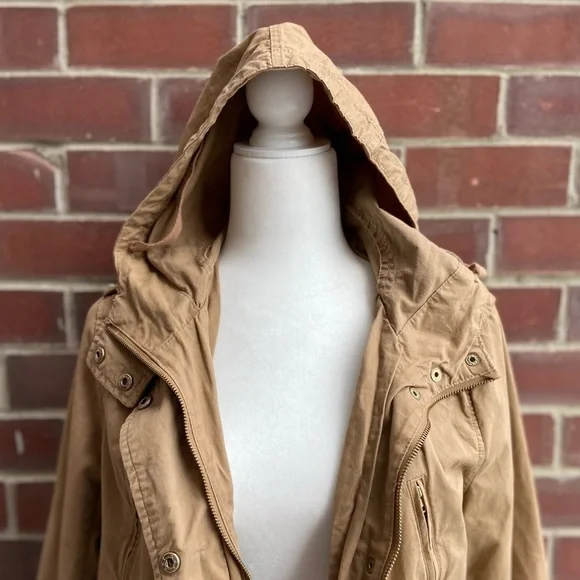 Love Tree Brown Hooded Jacket - Picture 2 of 9